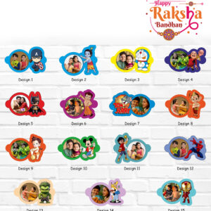 A8  Customized Photo Rakhis