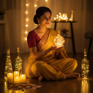 Fairy Light Bottles _ Light Jars