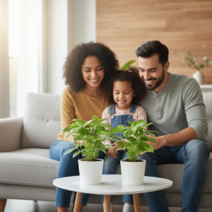 Mini Indoor Plants (Money Plant, Succulents, Bonsai)