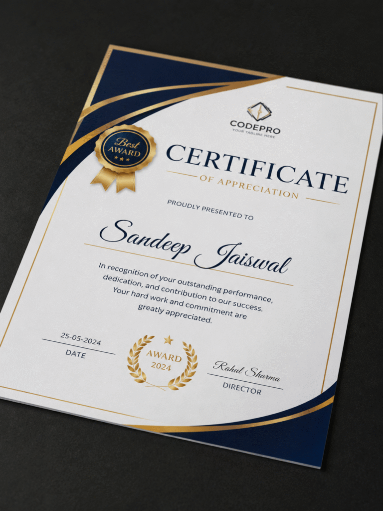 Certificate Printing on demand printing item all certificate in lucknow